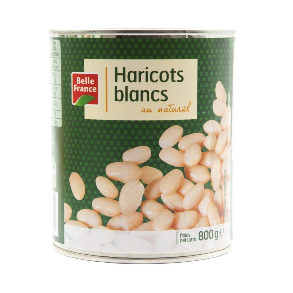 HARICOTS BLANCS BELLE FRANCE AU NATUREL 800G