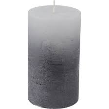 PILLAR CANDLE RUSTIC 12CM WHITE