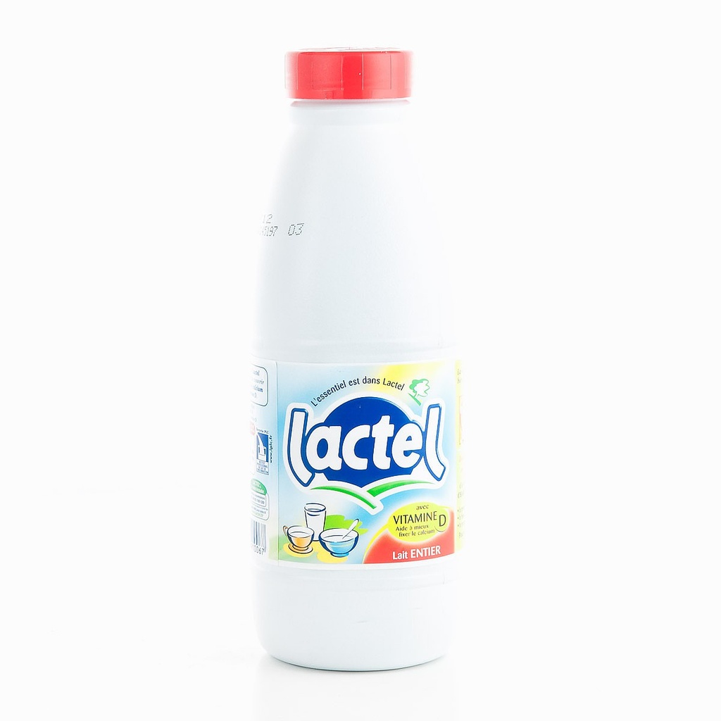 LAIT LIQUIDE ENTIER BRICK UHT LACTEL 1L