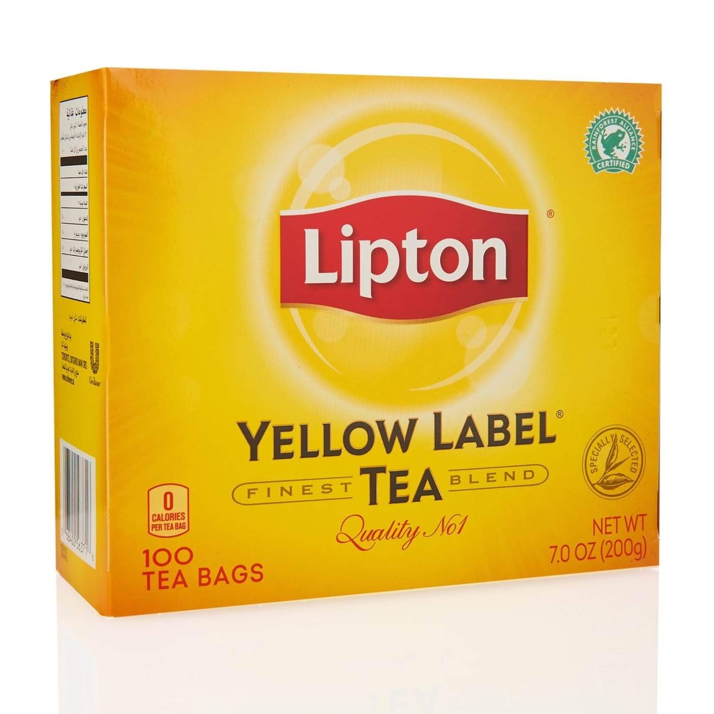 THE LIPTON YELLOW LABEL 100 ENVELOPPES