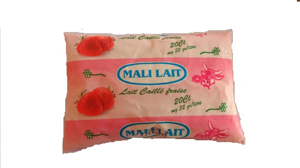 LAIT CAILLÉ FRAISE OU VANILLE MALI LAIT 200ML