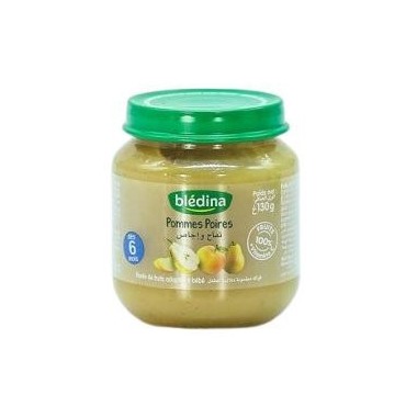 COMPOTE POMMES POIRES 130G BLEDINA