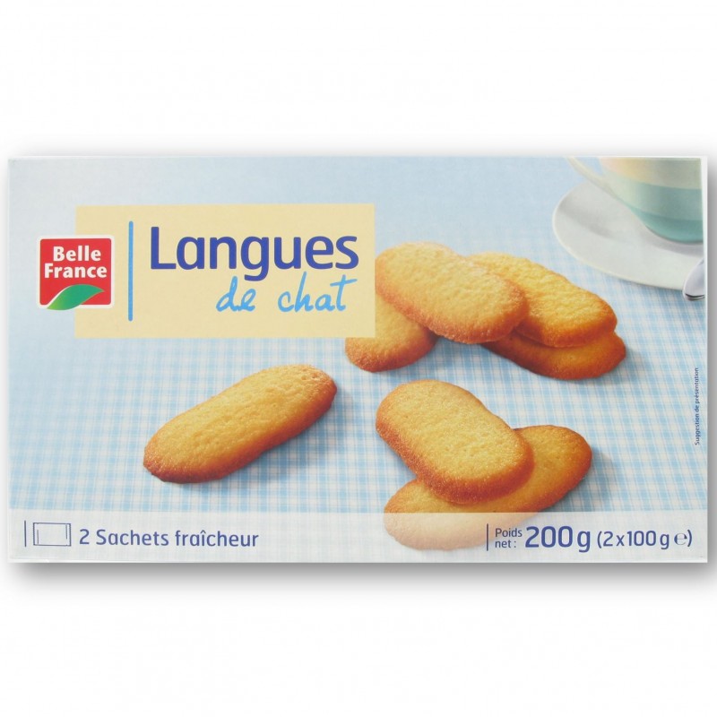 LANGUES DE CHAT BELLE FRANCE 200G