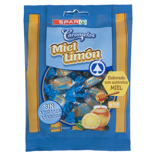 CARAMELO SPAR MIEL LIMON S/A 125GR