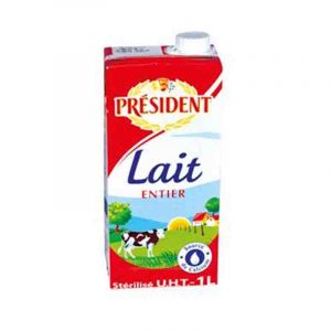 LAIT LIQUIDE ENTIER PRESIDENT 1L