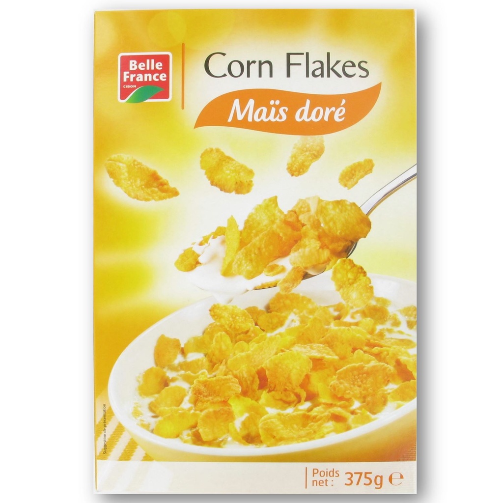 CORN FLAKES MAIS DORE BELLE FRANCE 375G