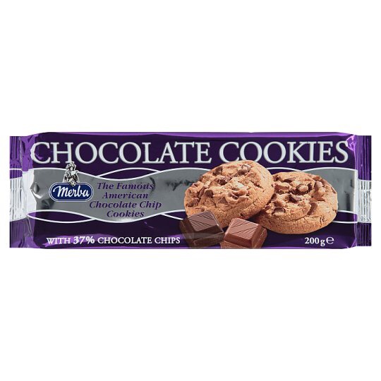 COOKIES CHOCOLAT MERBA 200 GR