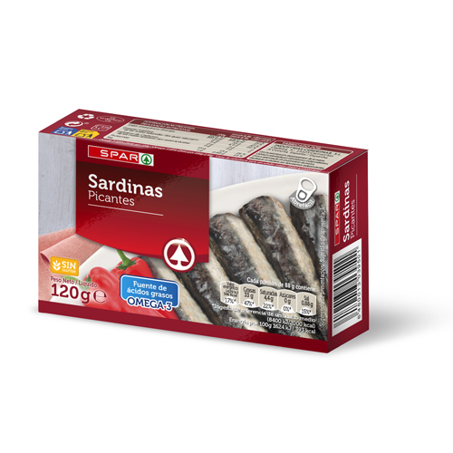 SARDINES SPAR SPICY RR125 120G (T)