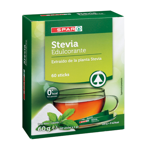 SWEETENER SPAR STEVIA CAJA60SOB (T)