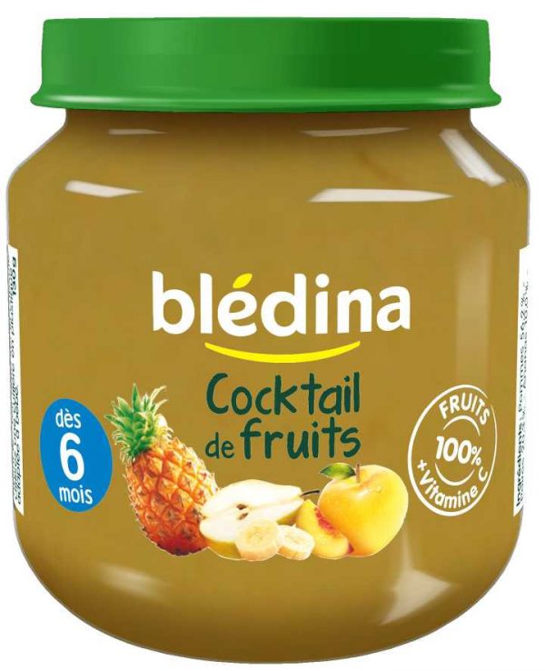 BLEDINA PETIT POT COCKTAIL DE FRUITS 130 GR