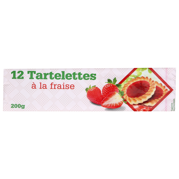 TARTELETTES A LA FRAISE LEADER PRICE 200G