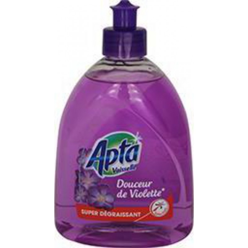 LIQUIDE VAISSELLE SUPER DEGRAISSANT DOUCEUR DE VIOLETTE APTA 500ML