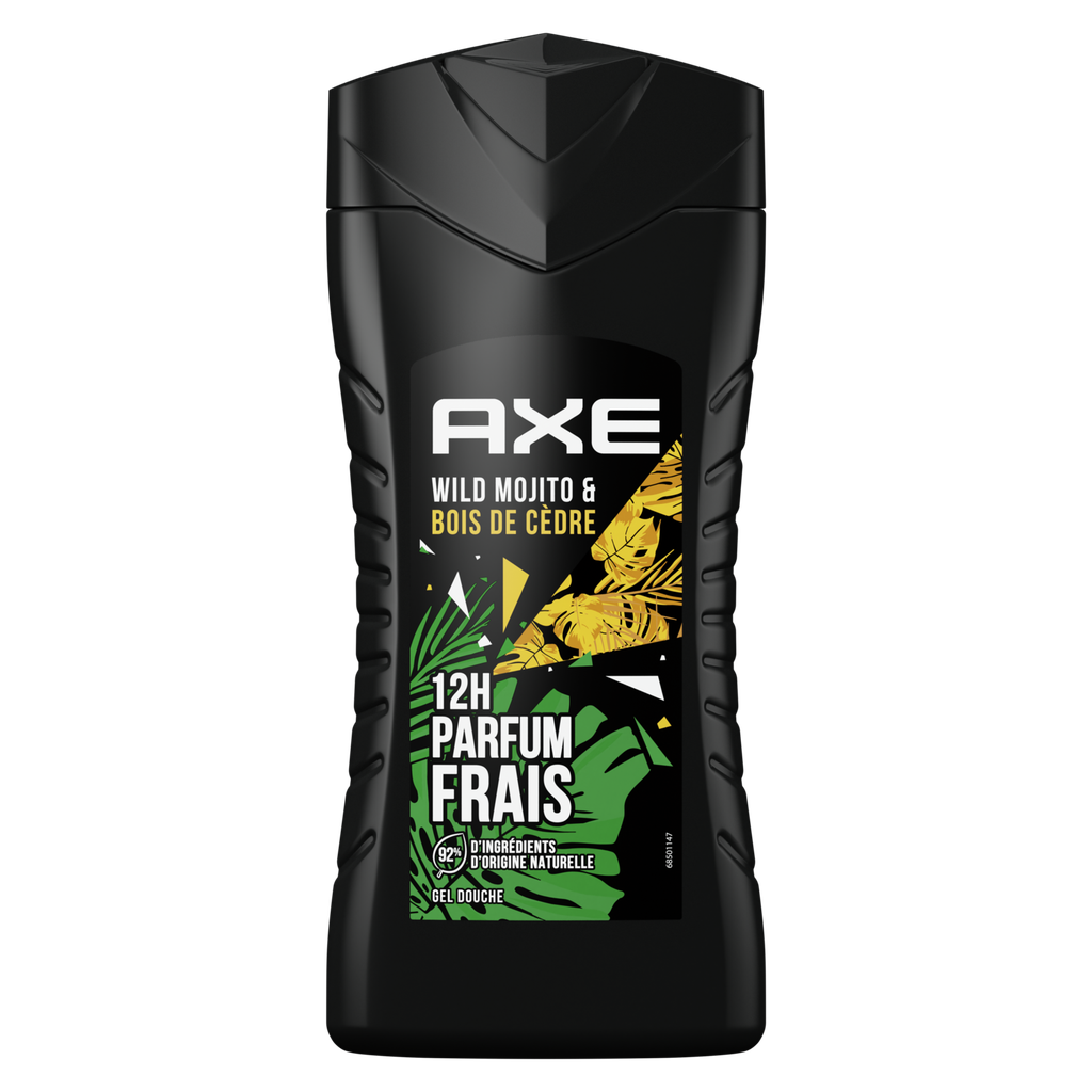 GEL DOUCHE WILD MOJITO BOIS DE CEDRE AXE 250 ML