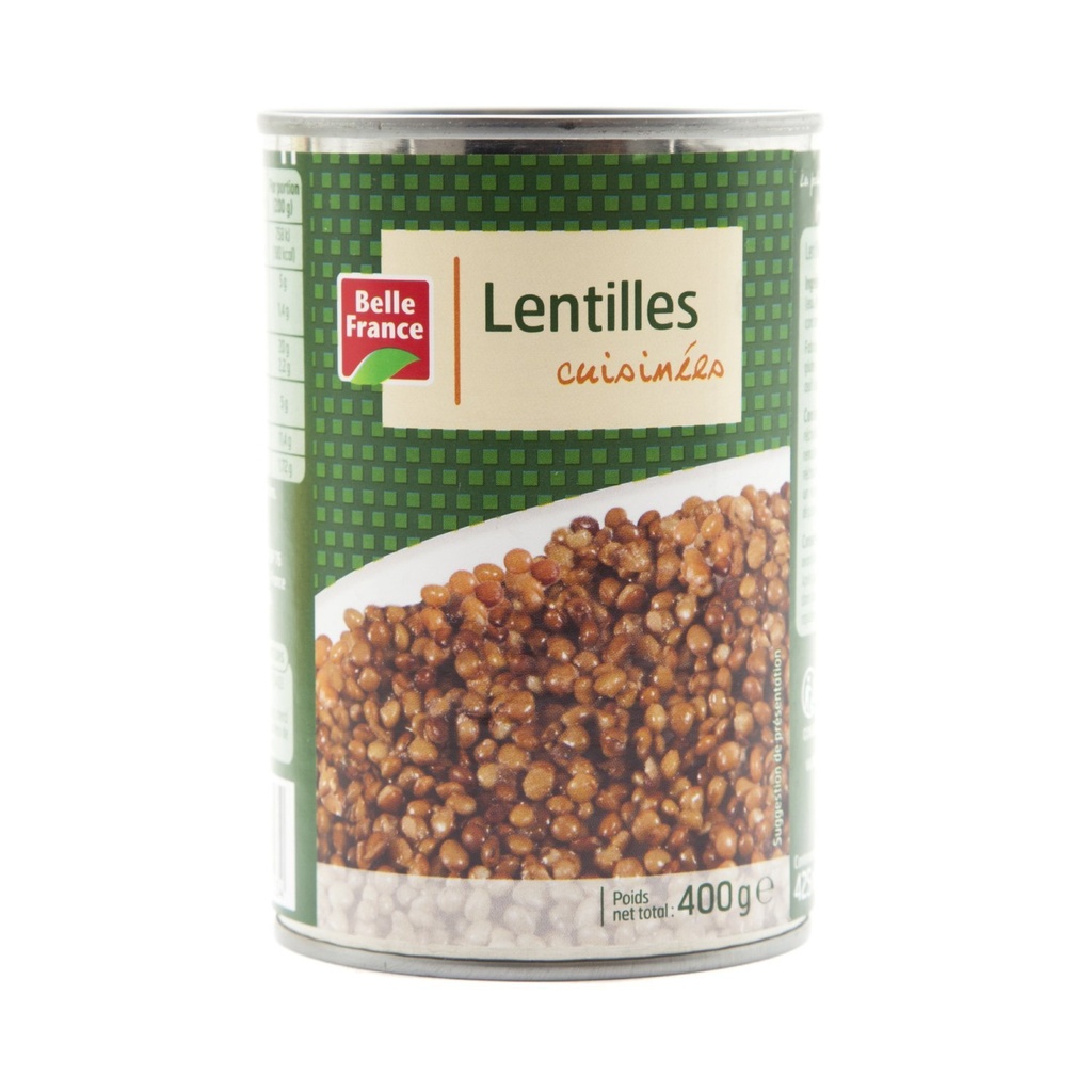 LENTILLES CUISINEES BF 400G