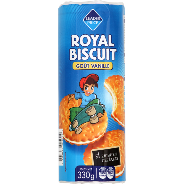 BISCUIT ROYAL BISCUIT GOÛT VANILLE 300G