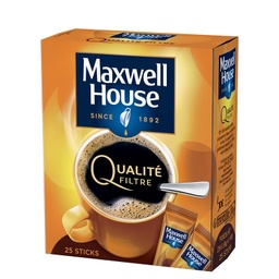 CAFE MAXWELL HOUSE FILTRE 25 STKS