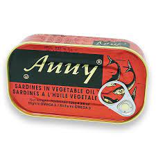 SARDINE A LHUILE VEGETALE  ANNY 125G