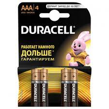 PILE DURACELL AAA x4PCS