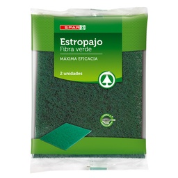 [SPAR/K PAR K] EPONGE SPAR FIBRE VERTE PACK-2 (T)