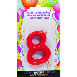 [SPAR/K PAR K - 2] BOUGIE ANNIVERSAIRE ROURA Nº8 (T)