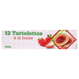 TARTELETTES A LA FRAISE LEADER PRICE 200G