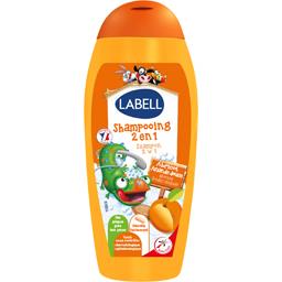 SHAMPOOING 2 EN 1 ABRICOT AMANDE DOUCE LABELL 400ML