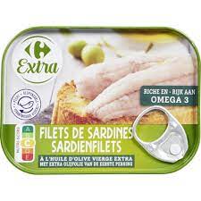 FILETS DE SARDINES HLE OLIVE CRF 100G