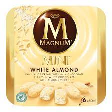 MAGNUM BATONNET MINI DOUBLE WHITE ALMOND 6X60ML