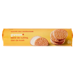 BISCUIT DUO VANILLESMAAK 500G